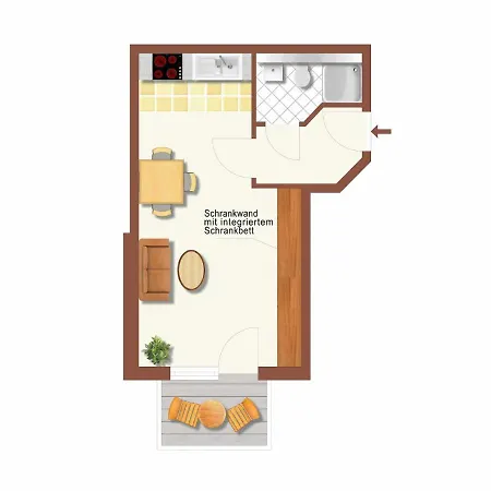 Strandperle 17 Апартаменты